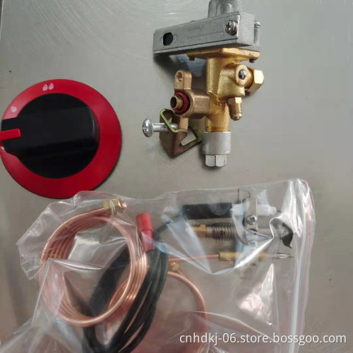 gas heater valve with thermocouple and knob pilot burner control safety valve